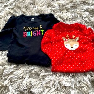 Baby girl Christmas tops